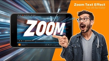 Crazy Zoom Through Text Effect - How to Do It in VN Video Editor Tutorial