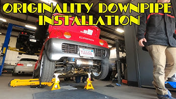 AZ-1/Cara - ORIGINALITY Downpipe Installation Video