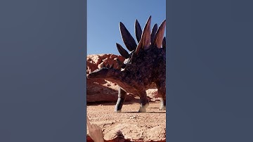 making of stegosaurus #dino sculpt #blender #dinosaurs #walk cycle #geometry nodes #dino in blender