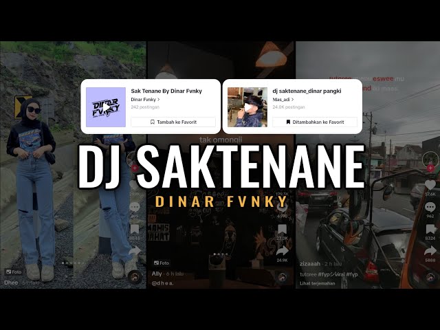 DJ SAKTENANE ( SLOWED + REVERB ) VIRAL TIKTOK By Dinar Fvnky class=