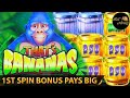 ⭐️FIRST SPIN BONUS THAT&#39;S BANANA SUPER BIG WIN⭐️NEW SLOT DROP AND LOCK SLOT WILD COUNTRY Machine