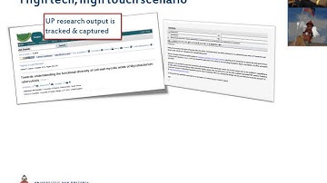 High tech high touch Open access implementation at UP Elsabe  Olivier