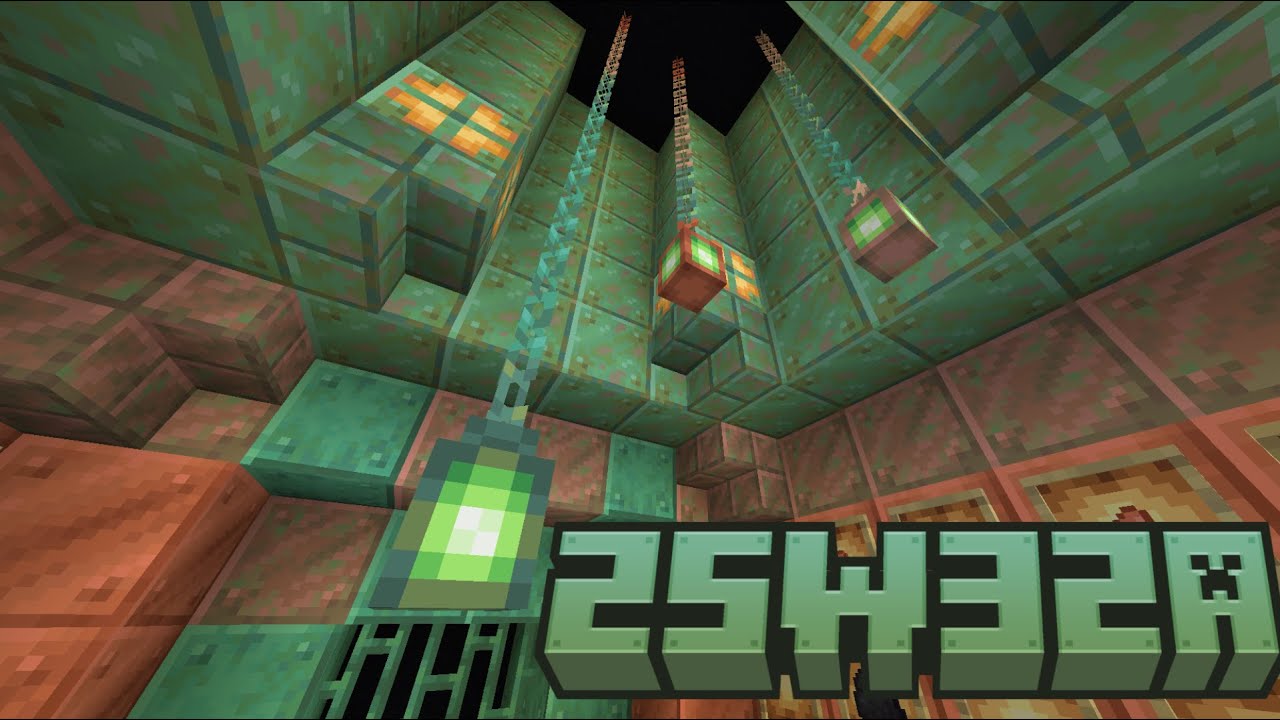 MORE COPPER AHHHH!!! - Minecraft Snapshot 25w32a Review - YouTube