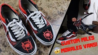 spiderman custom vans