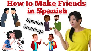 Most Used  Spanish  Greetings 🤝 (Saludos en Español / Greetings in Spanish) With real life examples!