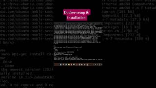 Docker setup and installation #devops #docker #containers #images #dataenthusiastera