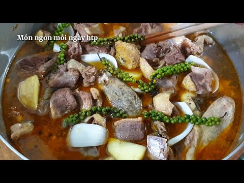 Video Món ngon đãi tiệc - VỊT NẤU TIÊU XANH | món ngon mỗi... - youtube