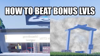 How to beat the bonus levels easily [Walk to school in ohio]