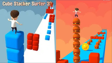 Cube Stacker Surfer 3D - Run Free Cube Jumper Game (Early Access) - Game Offline