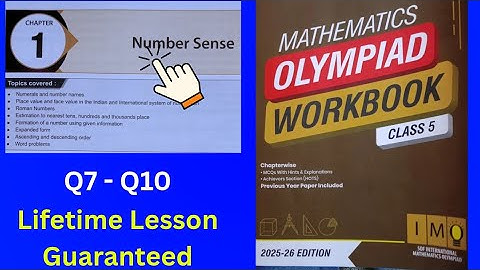 Number Sense Questions 7 - 10 | Class 5 maths olympiad || imo class 5