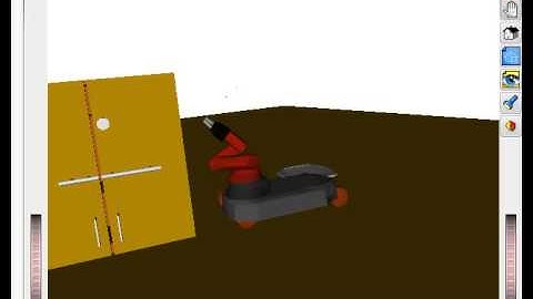 OpenRAVE simulation of kuka youbot