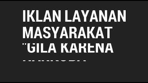 GILA KARENA NARKOBA