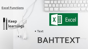 Excel BAHTTEXT function