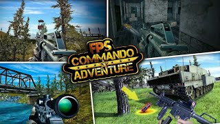 FPS Commando Adventure Gameplay HD