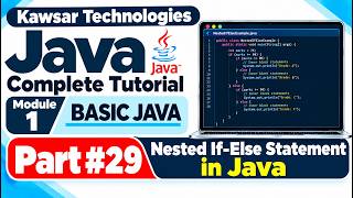 JAVA COMPLETE TUTORIAL 2026 | MODULE 1—BASIC JAVA | Nested if-else condition in Java (PART 29) News