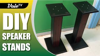 DIY speaker stands