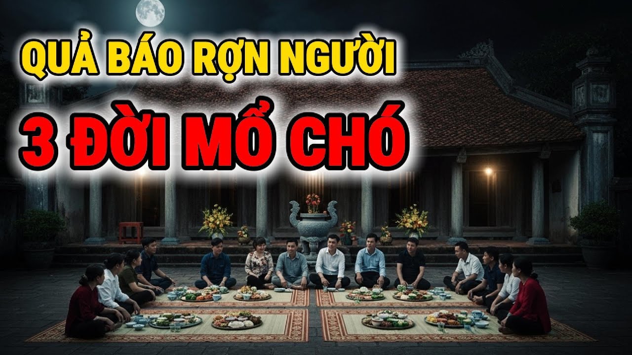 3 ĐỜI MỔ CHÓ - QUẢ BÁO SÁT SINH Rợn Người Khiến Cả Làng Rùng Mình