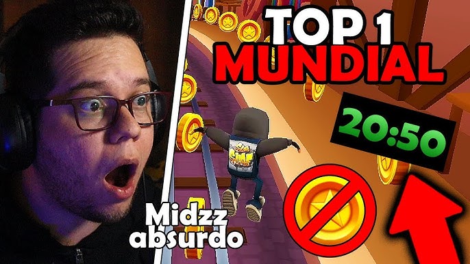 RECORDE MUNDIAL de 12 MINUTOS de NO COIN no Subway Surfers 