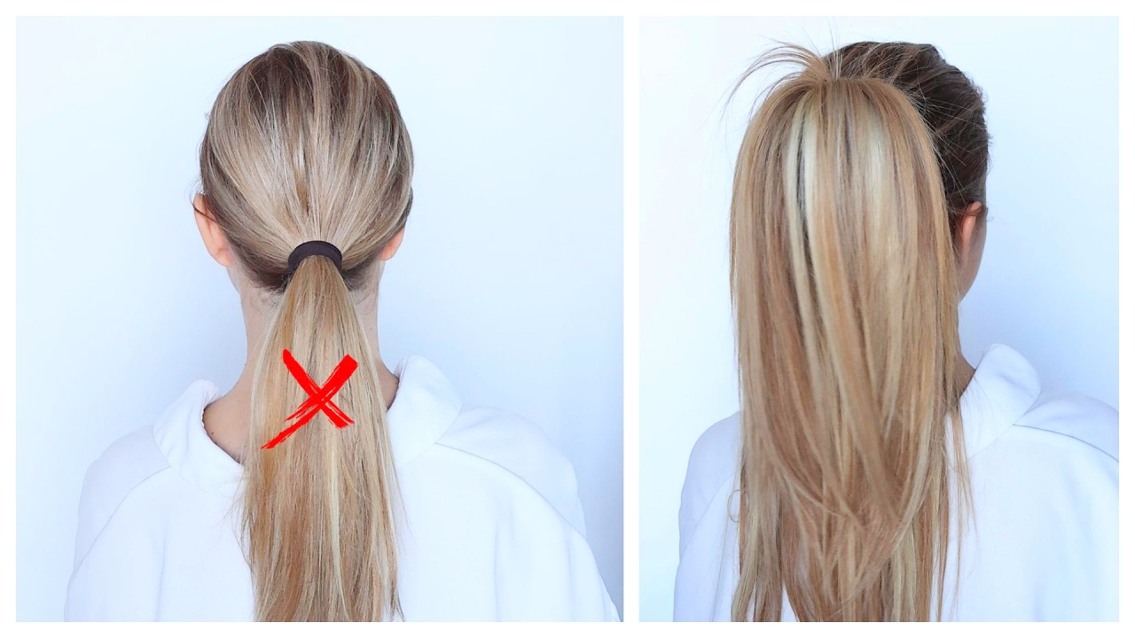Perky ponytail hack for instant volume ✨ #perkypontytail #ponytailhack #voluminoushair #hairhack