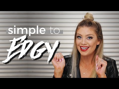 Simple to Edgy Makeup Tutorial