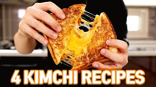 4 NEW Ways To Enjoy Kimchi Feat. Kimchi Grilled Cheese