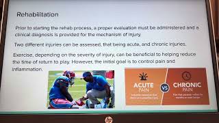 Athletic Training Video: ATTR219