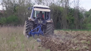 Ford 6610 - Plowing with 3 furrow plough