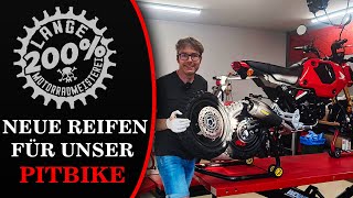 Honda MSX 125 Grom Pitbike Teil 2,  scharfe MAXXIS Reifen 