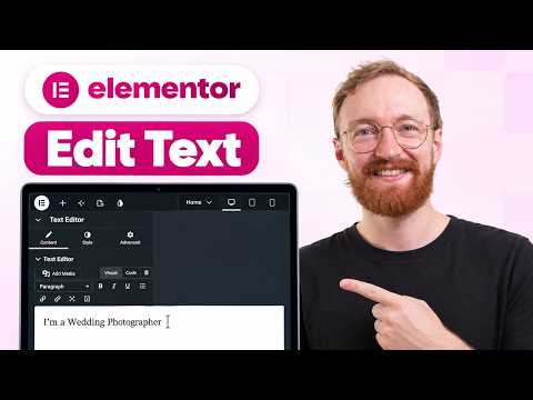 How to Edit Text in Elementor (Elementor Text Editor & Headings)