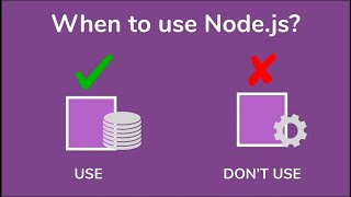 When and when not to use Node.js - Node.js Basics [06] - Java Brains