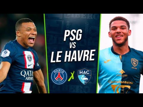 PSG vs Le Havre in Friendly Match (2-0)  #football #friendlymatch