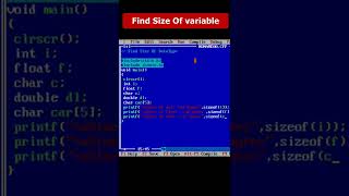 C program to find size of Data types sizeof() operator part - 13 | C Programming #coding