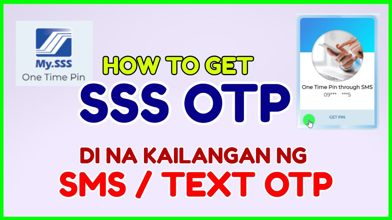 Opt Sss SSS Login Without SMS OTP - How to Set-up Time Based OTP with No Text ...