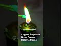 Coloured Flames on heating Compounds #science #fire #experiment #flame #curiousclubtv