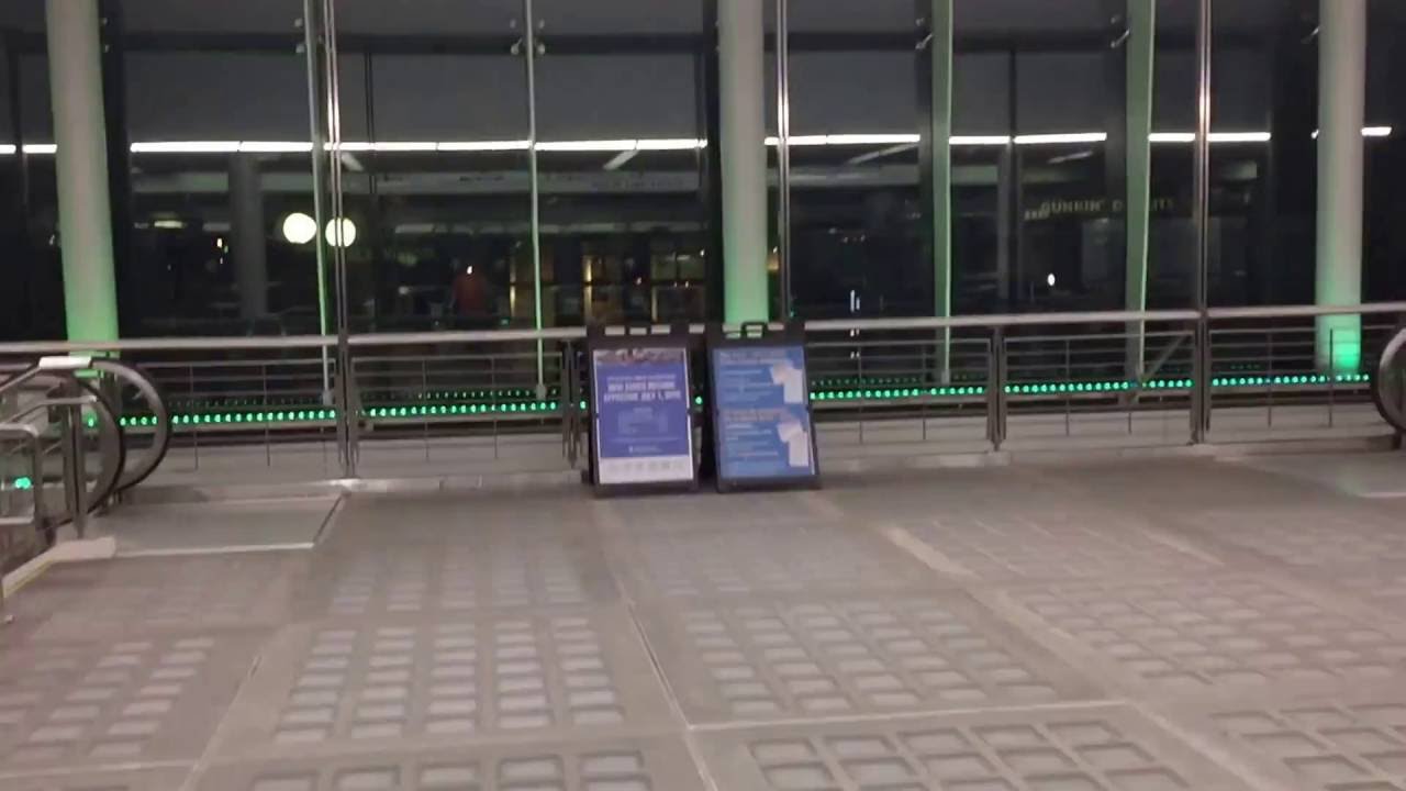 Walking into the Government Center station