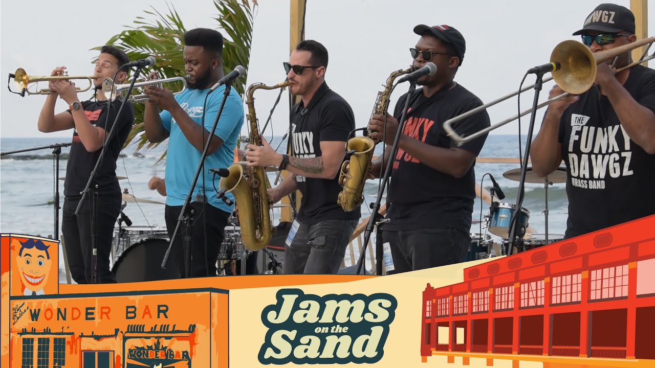 The Funky Dawgz Brass Band 20190815 Live at Jams on the Sand