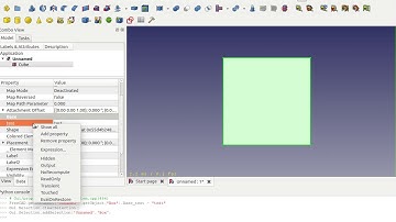 FreeCAD 0.19 dynamic property feature