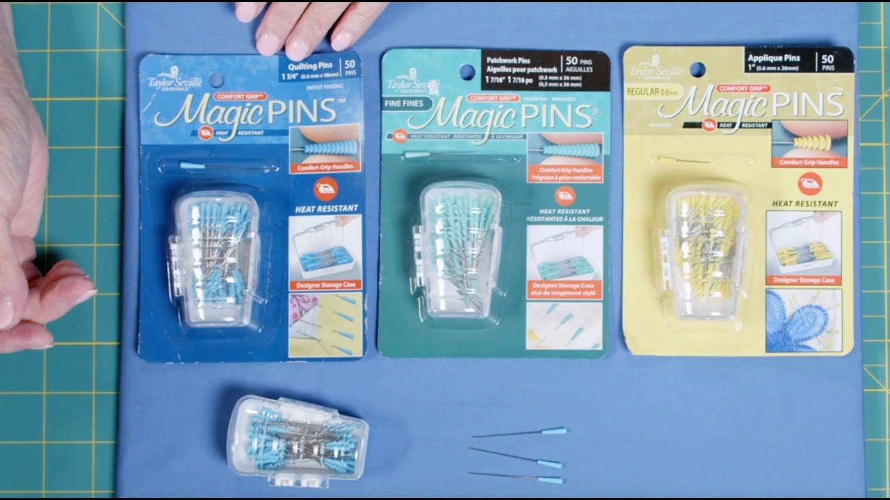 Experience Quilting Magic with Taylor Seville's Magic Pins
