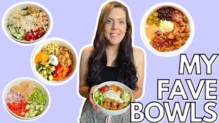 MY FAVORITE QUICK & EASY BOWLS | Meals I Eat to Lose Weight | My Weight Loss Journey