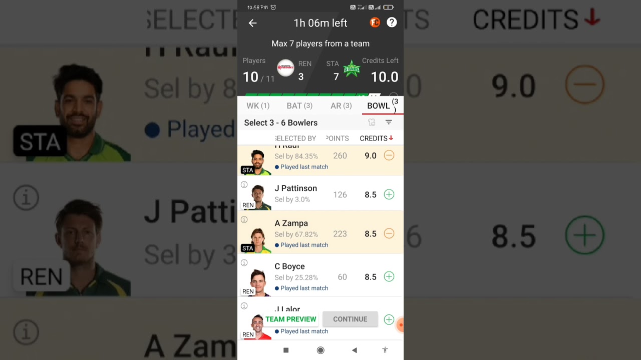 STA VS REN BBL MATCH|please check description box |tutorial|