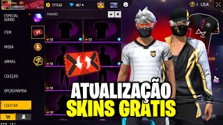 AÍ SIM! SKINS DOS ESTILHAÇOS, CAMISA DE TIME GRÁTIS E PRÊMIOS DO FFWS NO FREE FIRE
