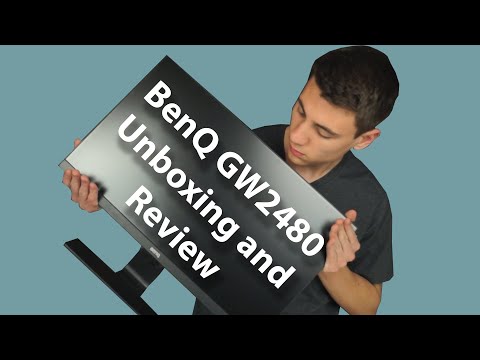 BenQ GW2480 Monitor Unboxing and Review