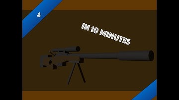 Blender model CSGO AWP Tutorial SUPER FAST in 10 Minutes