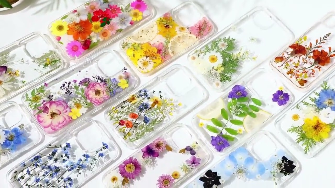 Real Pressed Flower Epoxy Resin Phone Case