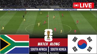🔴 라이브 : 남아프리카 공화국 대 대한민국 | 2026 FIFA 월드컵 | 전체 경기 스트리밍 | Video Game Simulation