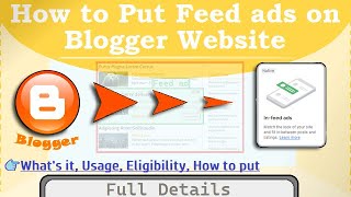 What is Feed ads in Google AdSense | Feed ads ko Website me Kaise Lagaye💸 | Full Details 👍👍