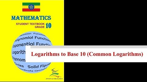 common logarithms