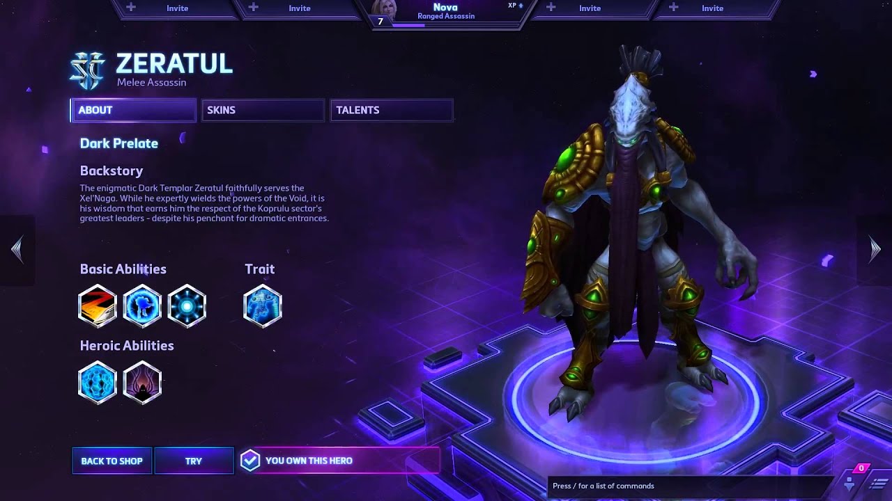 how to play zeratul heroes of the storm