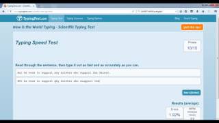 Scientific Typing Test - typingtest.com - Online Typing Test 2