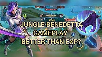 IS BENEDETTA JUNGLE ACTUALLY BETTER THAN EXP⁉️ #benedetta #junglegameplay #gameplay 